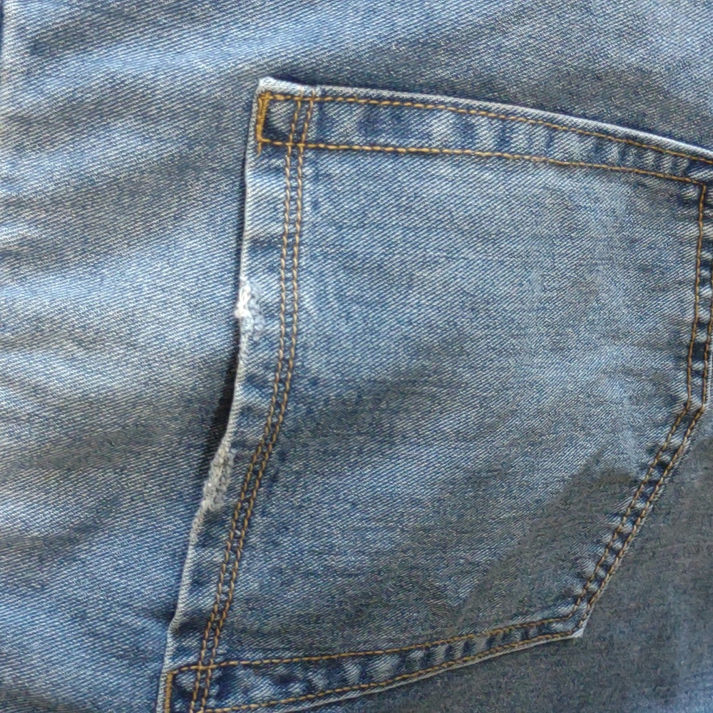 Terra & and Sky high rise plus sized denim jean shorts 2x 20W-22W New with tags! - Picture 6 of 10